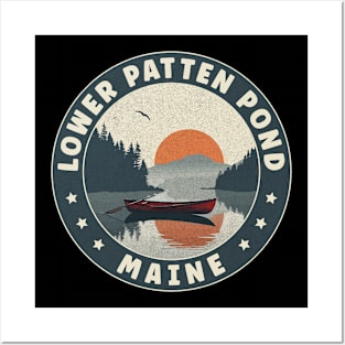 Lower Patten Pond Maine Sunset Posters and Art